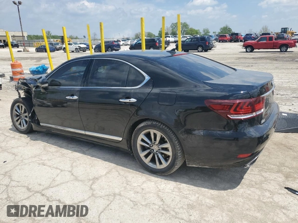2013 Lexus LS 460 z VIN JTHCL5EF0D5019427, wystawiony jako Copart lot #56021135 z przebiegiem 95 609 mil mil oraz Szkoda całkowita • Salvage title. Historia ofert i sprzedaży dostępna na DreamBid. Obrazek 2.