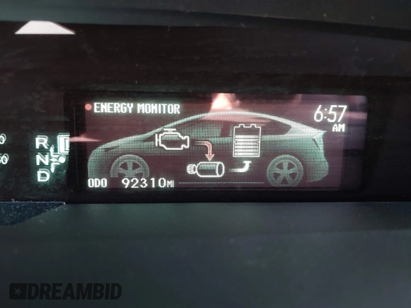 2015 Toyota Prius Four with VIN JTDKN3DU1F0449298, listed as a IAAI auction lot 41675916 with 92,310 mi miles. Bid and sale history available at carsss.com. Image 15.