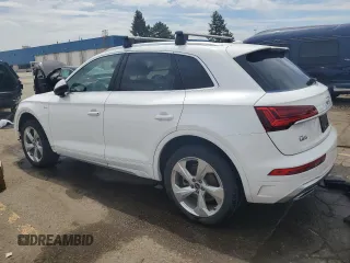2022 Audi Q5 S line Premium Plus with VIN WA1EAAFY1N2048022, listed as a Copart auction lot 56401135 with 50,936 mi miles and Clean title. Bid and sale history available at DreamBid. Image 2.
