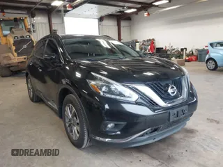 2018 Nissan Murano SL with VIN 5N1AZ2MH7JN132341, listed as a IAAI auction lot 41838334 with 79,516 mi miles. Bid and sale history available at carsss.com. Image 1.