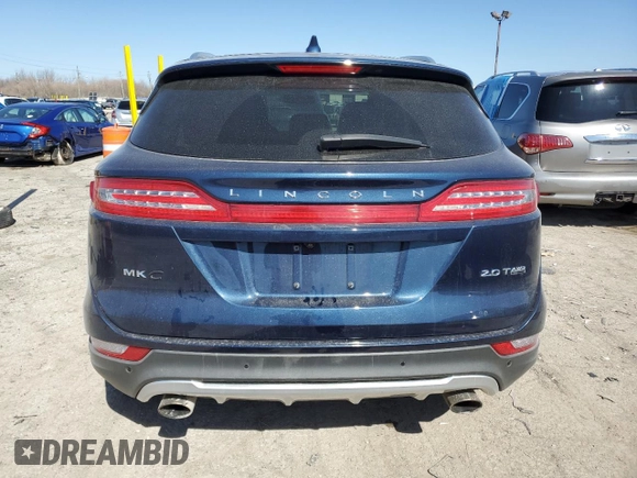 2017 Lincoln MKC Select with VIN 5LMCJ2D99HUL00633, listed as a Copart auction lot 48498295 with 122,621 mi miles and Non repairable. Bid and sale history available at DreamBid. Image 6.