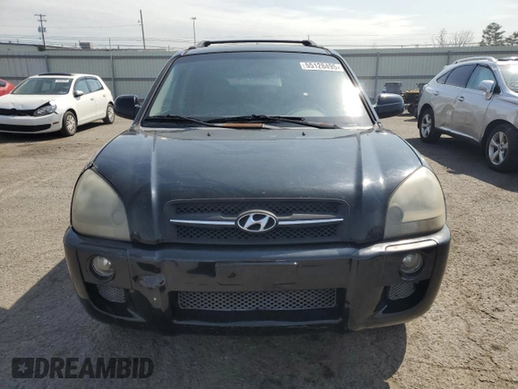 2006 Hyundai Tucson GLS with VIN KM8JN12D46U275248, listed as a Copart auction lot 55128495 with 129,207 mi miles and Clean Title. Bid and sale history available at carsss.com. Image 5.