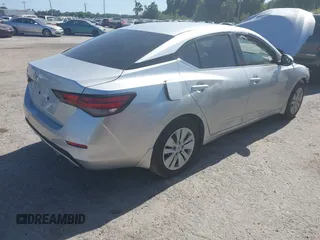 2020 Nissan Sentra S with VIN 3N1AB8BV5LY275270, listed as a IAAI auction lot 42167212 with 42,196 mi miles. Bid and sale history available at carsss.com. Image 4.