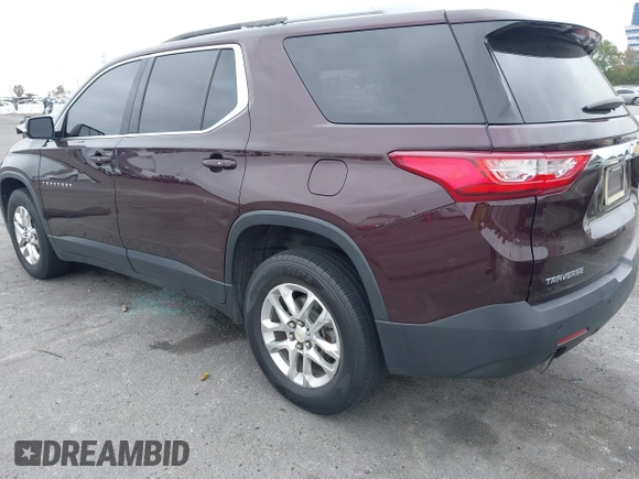 2018 Chevrolet Traverse LT Cloth with VIN 1GNERGKW0JJ263209, listed as a IAAI auction lot 42294170 with 115,619 mi miles and . Bid and sale history available at DreamBid. Image 3.