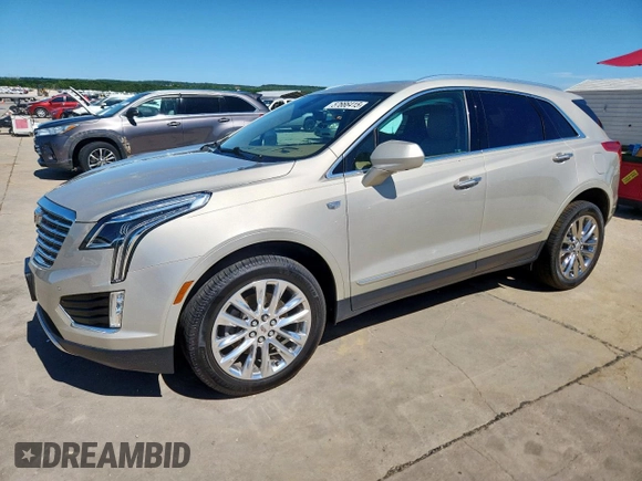 2017 Cadillac XT5 Platinum AWD z VIN 1GYKNFRS0HZ111747, wystawiony jako Copart lot #57666415 z przebiegiem 72 632 mil mil oraz Szkoda całkowita • Salvage title. Historia ofert i sprzedaży dostępna na DreamBid. Obrazek 1.