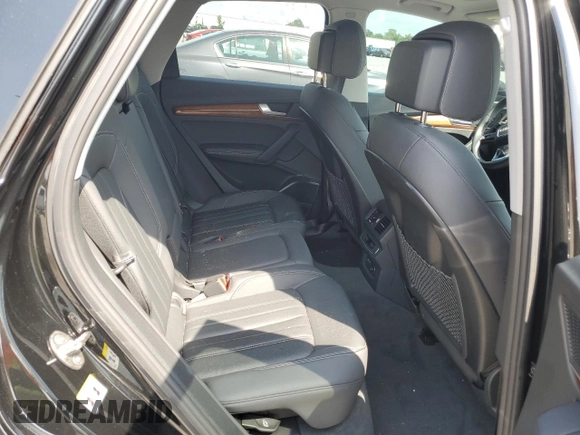 2023 Audi Q5 Premium Plus with VIN WA1BBAFY1P2004265, listed as a Copart auction lot 56479045 with 25,386 mi miles and Salvage title. Bid and sale history available at DreamBid. Image 11.