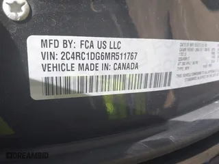2021 Chrysler Voyager LXI with VIN 2C4RC1DG6MR511767, listed as a IAAI auction lot 41430526 with 80,327 mi miles. Bid and sale history available at carsss.com. Image 9.