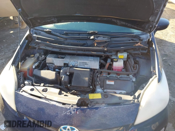 2013 Toyota Prius One with VIN JTDKN3DU4D1649342, listed as a IAAI auction lot 41075978 with 138,768 mi miles. Bid and sale history available at carsss.com. Image 10.
