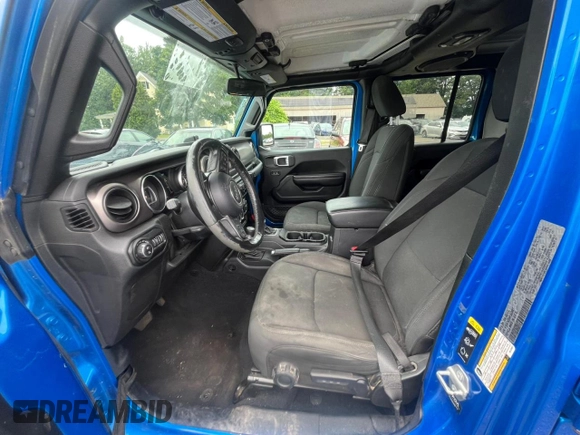 2021 Jeep Gladiator 80th Anniversary с VIN 1C6HJTAG8ML520827, выставлен на аукционе Copart как лот 63643585 с пробегом 128 279 миль миль и Чистый • Clean title. История ставок и продаж доступна на DreamBid. Изображение 9.