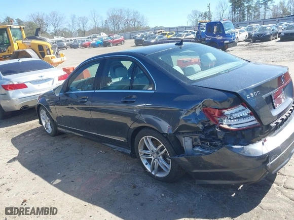 2013 Mercedes-Benz C-Class C 300 Sport with VIN WDDGF8AB3DG122480, listed as a IAAI auction lot 41805512 with 118,841 mi miles. Bid and sale history available at carsss.com. Image 14.