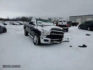 2019 Ram 2500 Tradesman with VIN 3C6MR5AJ0KG551935, listed as a Copart auction lot 43856195 with 156,569 mi miles and Salvage Title. Bid and sale history available at carsss.com. Image 12.