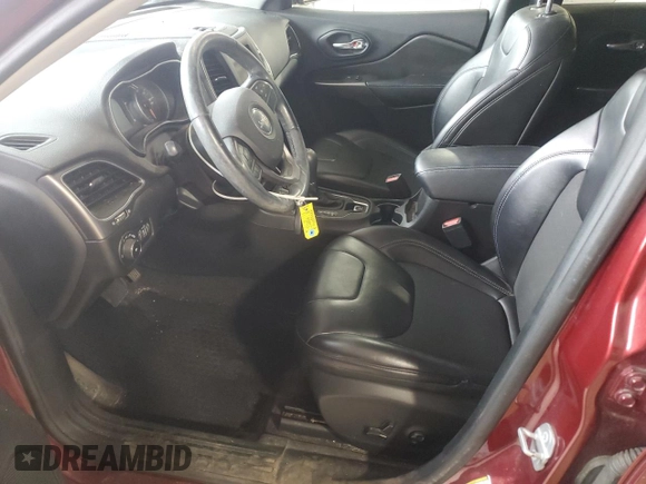 2019 Jeep Cherokee Latitude Plus with VIN 1C4PJMLB9KD122500, listed as a Copart auction lot 62504075 with 129,248 mi miles and Salvage title. Bid and sale history available at DreamBid. Image 7.
