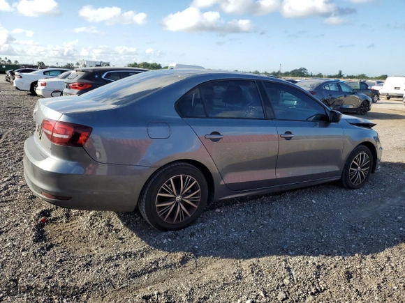 2018 Volkswagen Jetta 1.4T SE with VIN 3VWDB7AJ5JM219141, listed as a Copart auction lot 43460775 with 64,922 mi miles and Salvage Title. Bid and sale history available at carsss.com. Image 3.