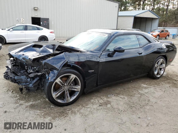 2015 Dodge Challenger R/T with VIN 2C3CDZAT1FH823432, listed as a Copart auction lot 77883964 with 126,929 mi miles and Salvage title. Bid and sale history available at DreamBid. Image 1.