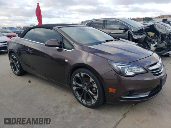 2016 Buick Cascada Premium с VIN W04WT3N55GG076820, выставлен на аукционе Copart как лот 41423704 с пробегом 56 900 миль миль и Чистый • Clean title. История ставок и продаж доступна на DreamBid. Изображение 4.