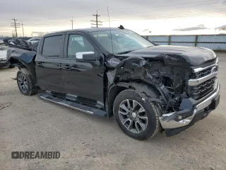 2022 Chevrolet Silverado 1500 LT with VIN 1GCPDDEK6NZ607592, listed as a Copart auction lot 86831574 with 45,533 mi miles and Salvage Title. Bid and sale history available at DreamBid. Image 4.
