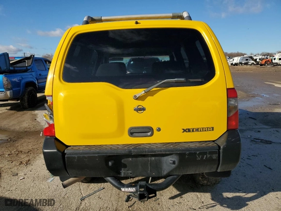 2000 Nissan Xterra XE with VIN 5N1ED28YXYC528618, listed as a Copart auction lot 86849864 with 194,037 mi miles and Salvage Title. Bid and sale history available at carsss.com. Image 6.