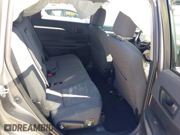 2019 Toyota Highlander Hybrid LE with VIN 5TDBGRFH3KS076303, listed as a IAAI auction lot 41770576 with 15,591 mi miles and . Bid and sale history available at DreamBid. Image 8.