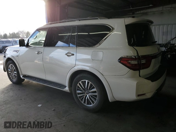 2022 Nissan Armada SL with VIN JN8AY2BB8N9815142, listed as a Copart auction lot 42256715 with 52,900 mi miles and Salvage Title. Bid and sale history available at carsss.com. Image 2.
