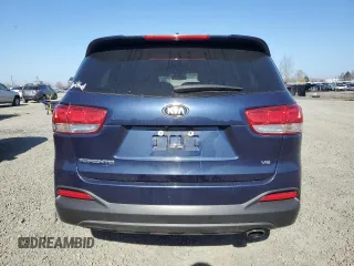2018 Kia Sorento LX V6 with VIN 5XYPGDA57JG399755, listed as a Copart auction lot 47104185 with 84,085 mi miles and Salvage Title. Bid and sale history available at carsss.com. Image 6.