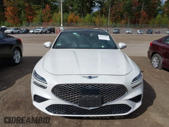 2022 Genesis G70 2.0T with VIN KMTG34TA1NU098409, listed as a IAAI auction lot 40532561 with 24,602 mi miles and . Bid and sale history available at DreamBid. Image 12.