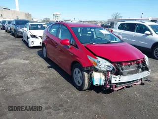2011 Toyota Prius I with VIN JTDKN3DU8B5337594, listed as a IAAI auction lot 41976798 with 82,840 mi miles. Bid and sale history available at carsss.com. Image 1.