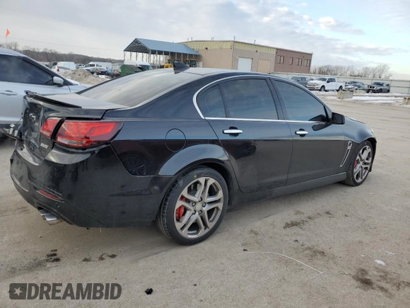 2017 Chevrolet SS with VIN 6G3F15RW2HL300583, listed as a Copart auction lot 88801195 with 92,144 mi miles and Salvage Title. Bid and sale history available at carsss.com. Image 3.