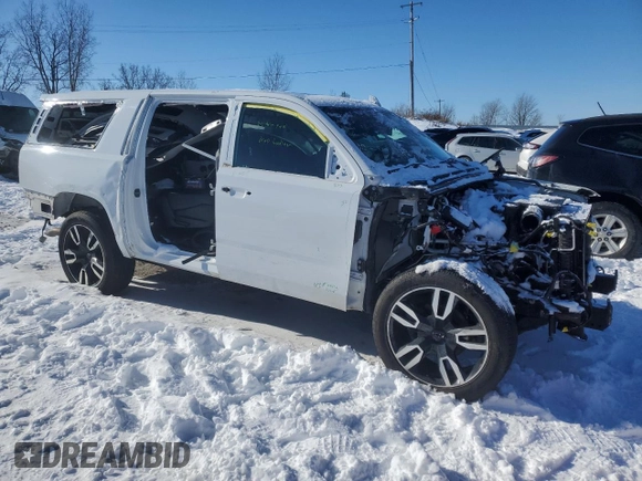 2019 Chevrolet Suburban Premier with VIN 1GNSKJKJ2KR127126, listed as a Copart auction lot 89132285 with 153,878 mi miles and Clean Title. Bid and sale history available at DreamBid. Image 4.