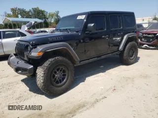 2023 Jeep Wrangler Willys with VIN 1C4HJXDG7PW520719, listed as a Copart auction lot 68978644 with 35,667 mi miles and Clean Title. Bid and sale history available at DreamBid. Image 1.