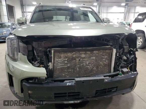 2024 Kia Telluride EX X-Line z VIN 5XYP3DGCXRG449741, wystawiony jako Copart lot #83821044 z przebiegiem 24 502 mil mil oraz Szkody całkowita. Historia ofert i sprzedaży dostępna na DreamBid. Obrazek 5.