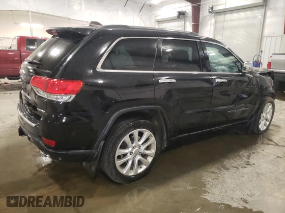 2017 Jeep Grand Cherokee Limited with VIN 1C4RJFBT9HC781741, listed as a Copart auction lot 41492185 with 87,713 mi miles and Salvage title. Bid and sale history available at DreamBid. Image 3.