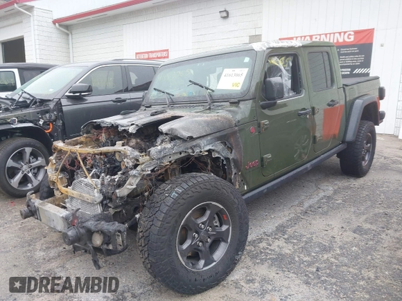 2022 Jeep Gladiator Rubicon с VIN 1C6JJTBM9NL151645, выставлен на аукционе IAAI как лот 41613065 с пробегом Не указан миль и . История ставок и продаж доступна на DreamBid. Изображение 2.