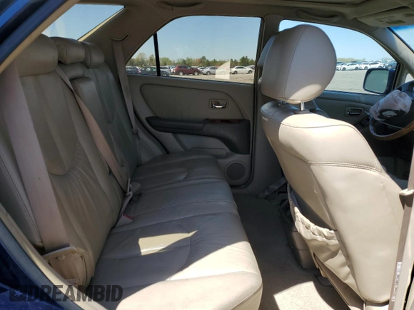 2001 Lexus RX 300 with VIN JTJHF10U610197670, listed as a Copart auction lot 52378245 with 204,482 mi miles and Salvage Title. Bid and sale history available at carsss.com. Image 11.