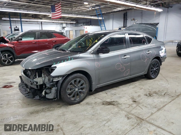 2018 Nissan Sentra S z VIN 3N1AB7AP3JY345603, wystawiony jako Copart lot #56594675 z przebiegiem 78 811 mil mil oraz Szkoda całkowita • Salvage title. Historia ofert i sprzedaży dostępna na DreamBid. Obrazek 1.