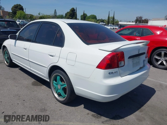 2003 Honda Civic EX with VIN 2HGES26753H508367, listed as a IAAI auction lot 41977264 with 203,867 mi miles. Bid and sale history available at carsss.com. Image 3.