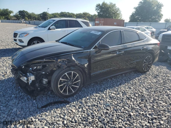 2020 Hyundai Sonata SEL Plus with VIN 5NPEJ4J28LH041218, listed as a Copart auction lot 52086085 with 83,203 mi miles and Non Repairable. Bid and sale history available at carsss.com. Image 1.