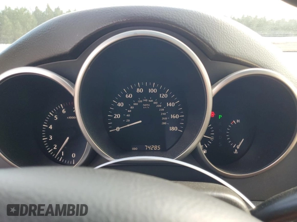 2009 Lexus SC 430 with VIN JTHFN45Y299020985, listed as a Copart auction lot 50300685 with 74,285 mi miles and Salvage Title. Bid and sale history available at DreamBid. Image 9.