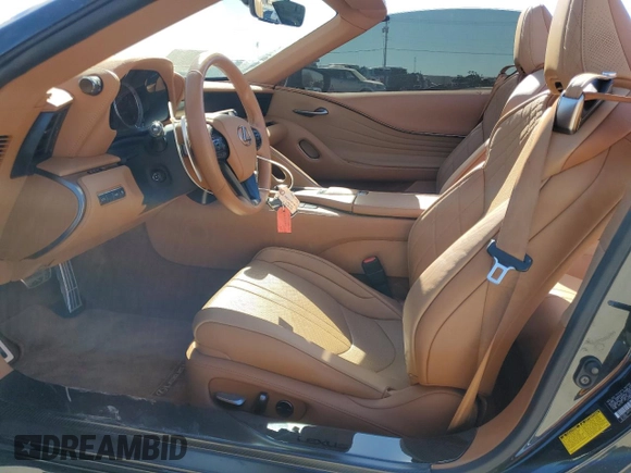 2021 Lexus LC 500h with VIN JTHKPAAY9MA100031, listed as a Copart auction lot 47472385 with 28,233 mi miles and Salvage title. Bid and sale history available at DreamBid. Image 7.