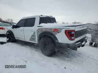 2023 Ford F-150 Raptor with VIN 1FTFW1RJXPFC55093, listed as a Copart auction lot 88436285 with 12,256 mi miles and Salvage Title. Bid and sale history available at DreamBid. Image 2.