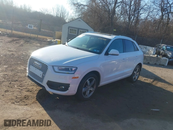 2015 Audi Q3 Premium Plus with VIN WA1EFCFS9FR012788, listed as a IAAI auction lot 41655224 with 129,080 mi miles and . Bid and sale history available at DreamBid. Image 2.
