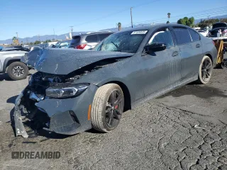 2024 BMW 3 Series M340i with VIN 3MW49FS09R8E05880, listed as a Copart auction lot 87534695 with 18,033 mi miles and Salvage Title. Bid and sale history available at carsss.com. Image 1.