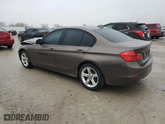 2015 BMW 3 Series 320i xDrive with VIN WBA3C3C57FK201191, listed as a Copart auction lot 43704805 with 153,315 mi miles and Salvage title. Bid and sale history available at DreamBid. Image 2.