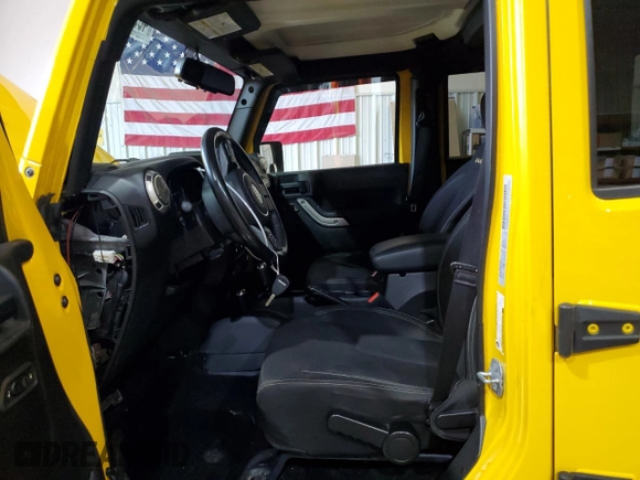 2015 Jeep Wrangler Unlimited Sahara with VIN 1C4BJWEG1FL704231, listed as a Copart auction lot 46683275 with 133,097 mi miles and Salvage Title. Bid and sale history available at carsss.com. Image 7.