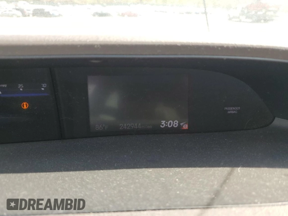 2012 Honda Civic EX with VIN 2HGFB2F83CH311453, listed as a Copart auction lot 55051765 with 242,944 mi miles and Salvage Title. Bid and sale history available at DreamBid. Image 9.