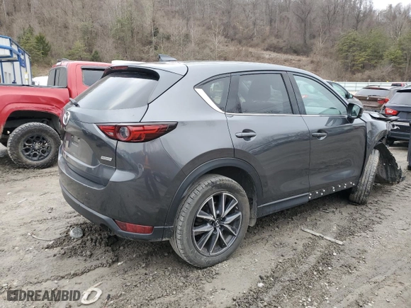 2018 Mazda CX-5 Grand Touring with VIN JM3KFBDM3J0317179, listed as a Copart auction lot 43535955 with 64,647 mi miles and Salvage Title. Bid and sale history available at carsss.com. Image 3.