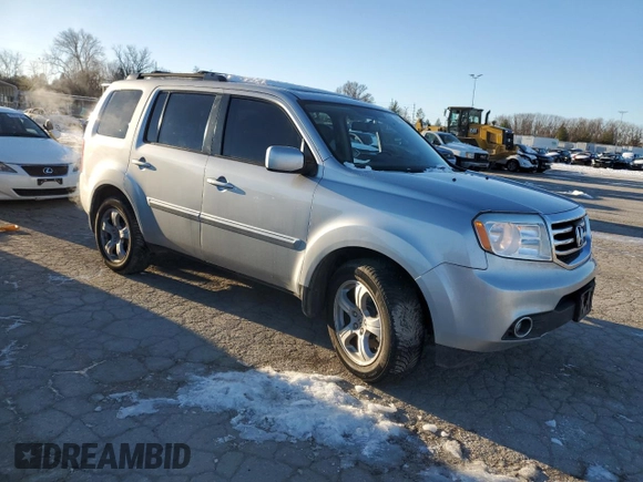 2014 Honda Pilot EX-L with VIN 5FNYF4H53EB020616, listed as a Copart auction lot 41699005 with 124,698 mi miles and Salvage Title. Bid and sale history available at DreamBid. Image 4.