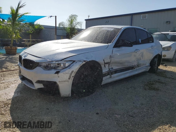 2015 BMW M3 with VIN WBS3C9C56FP803839, listed as a Copart auction lot 70249643 with 123,655 mi miles. Bid and sale history available at carsss.com. Image 1.