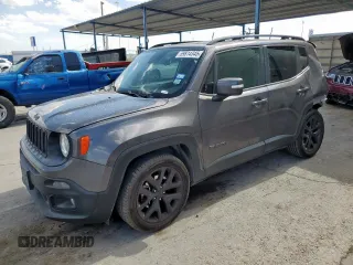 2018 Jeep Renegade Latitude z VIN ZACCJABB6JPH96151, wystawiony jako Copart lot #59814345 z przebiegiem 88 607 mil mil oraz Szkoda całkowita • Salvage title. Historia ofert i sprzedaży dostępna na DreamBid. Obrazek 1.