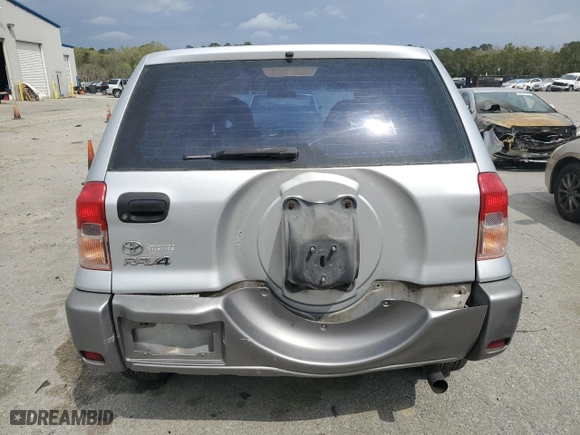 2003 Toyota RAV4 with VIN JTEGH20V230088676, listed as a Copart auction lot 49855955 with 207,739 mi miles and Salvage Title. Bid and sale history available at carsss.com. Image 6.