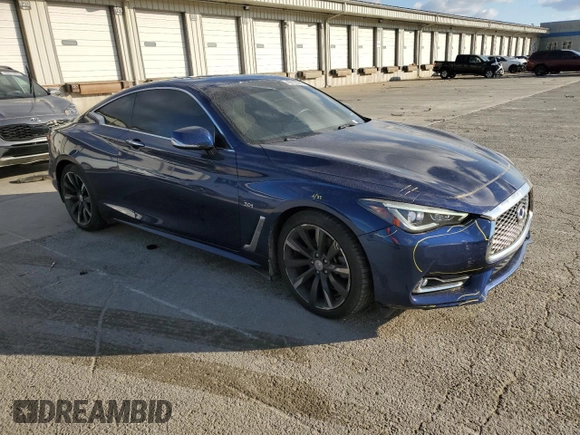 2017 Infiniti Q60 Premium with VIN JN1EV7EL8HM552436, listed as a Copart auction lot 49728925 with 48,104 mi miles and Salvage title. Bid and sale history available at DreamBid. Image 4.